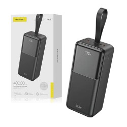 Power Bank Foneng P64 com 3 Outputs 40000mAh 22,5W Preto